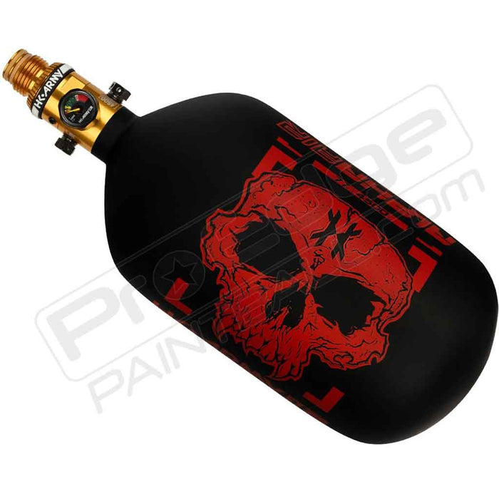 HK Army Alpha Air "Doom" Carbon Fiber Tank - Choose Regulator - 77 4500 - Scorch - Black/Red