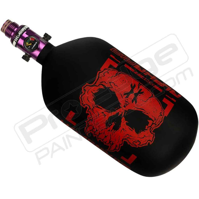 HK Army Alpha Air "Doom" Carbon Fiber Tank - Choose Regulator - 77 4500 - Scorch - Black/Red