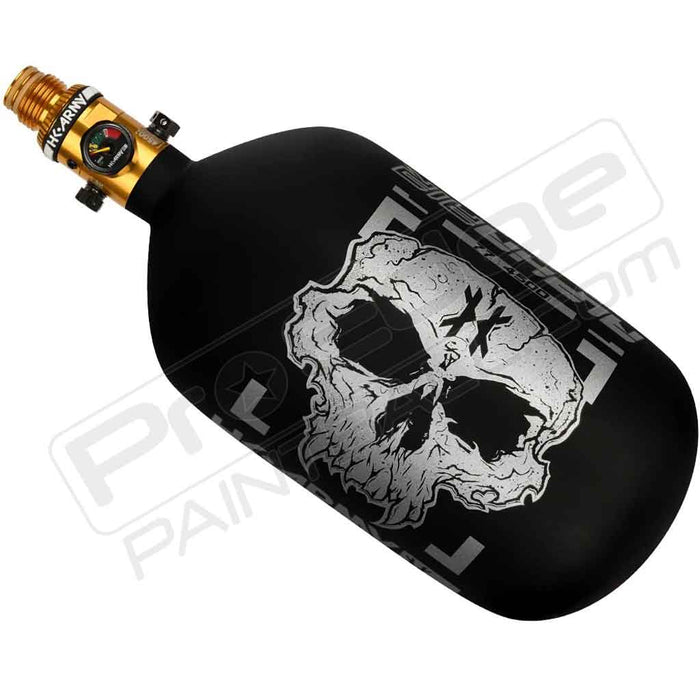 HK Army Alpha Air "Doom" Carbon Fiber Tank - Choose Regulator - 77 4500 - Alloy - Black/Silver