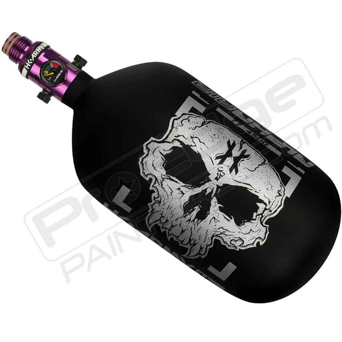 HK Army Alpha Air "Doom" Carbon Fiber Tank - Choose Regulator - 77 4500 - Alloy - Black/Silver