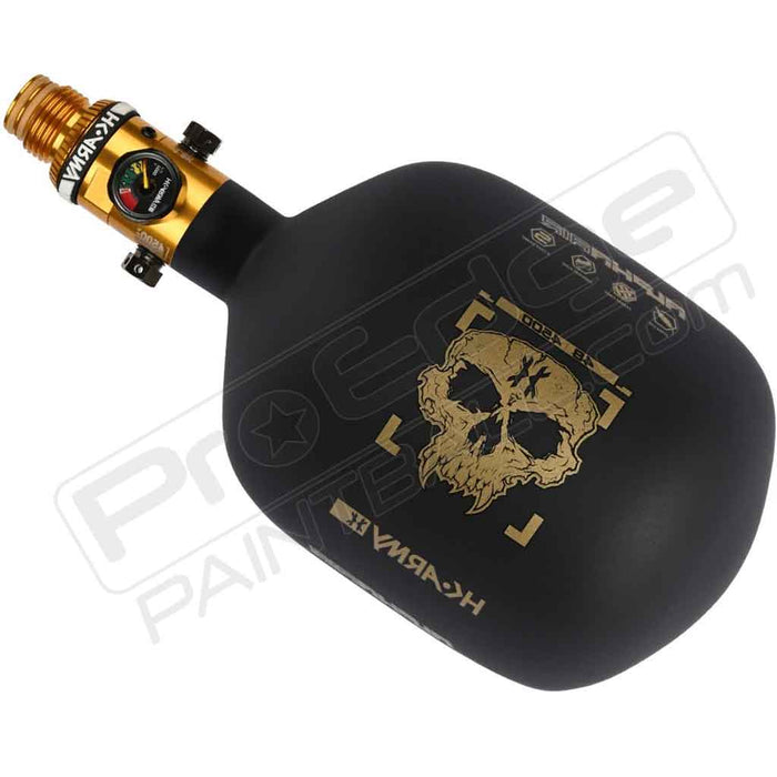 HK Army Alpha Air "Doom" Carbon Fiber Tank - Choose Regulator - 48 4500 - Midas - Black/Gold