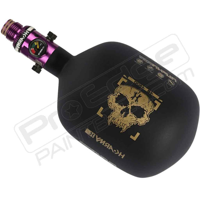 HK Army Alpha Air "Doom" Carbon Fiber Tank - Choose Regulator - 48 4500 - Midas - Black/Gold