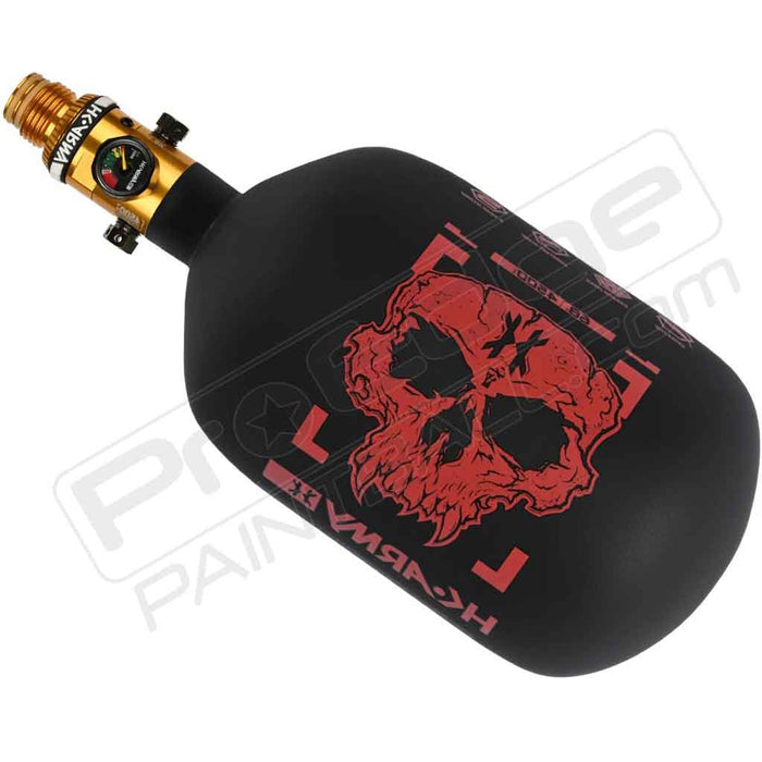 HK Army Alpha Air "Doom" Carbon Fiber Tank - Choose Regulator - 68 4500 - Scorch - Black/Red