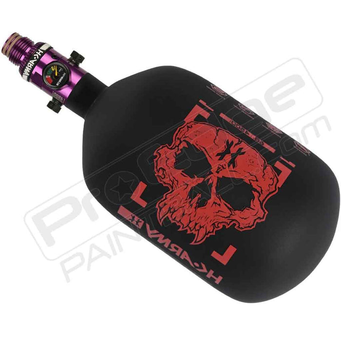 HK Army Alpha Air "Doom" Carbon Fiber Tank - Choose Regulator - 68 4500 - Scorch - Black/Red