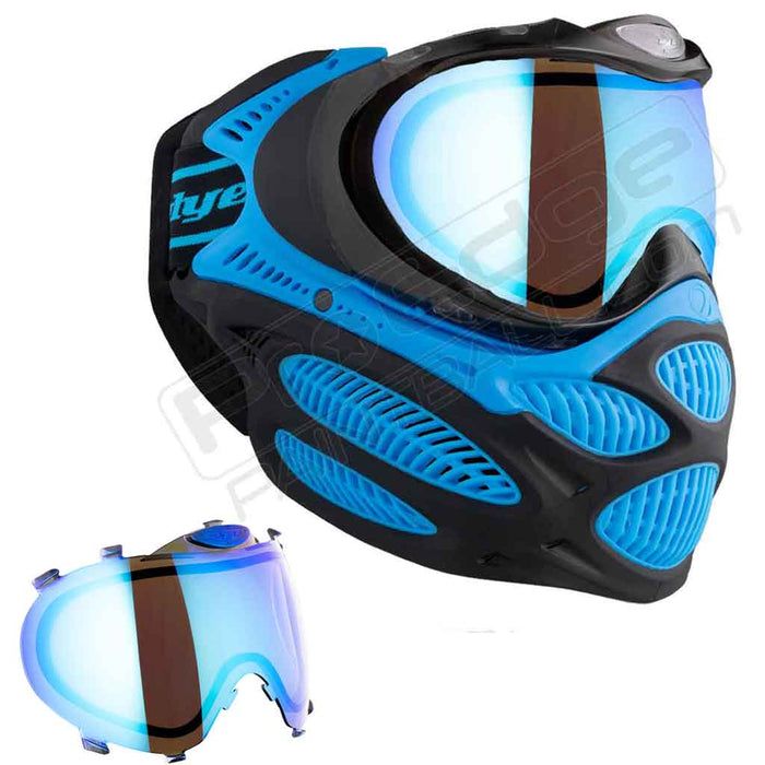 Dye i3 Pro Paintball Mask - Glacier Blue - Choose Lens Color