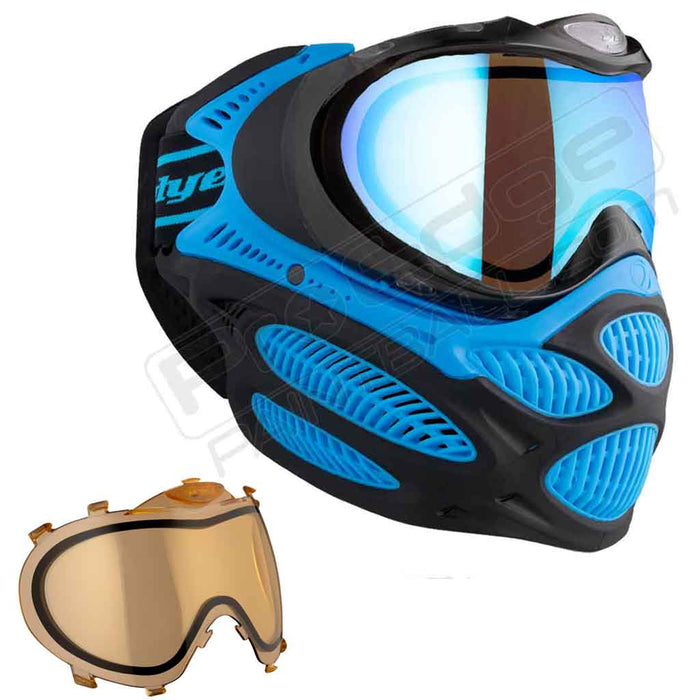 Dye i3 Pro Paintball Mask - Glacier Blue - Choose Lens Color