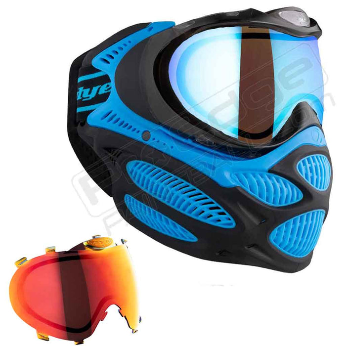 Dye i3 Pro Paintball Mask - Glacier Blue - Choose Lens Color