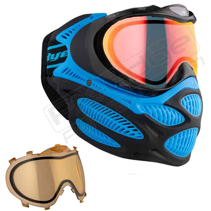 Dye i3 Pro Paintball Mask - Glacier Blue - Choose Lens Color