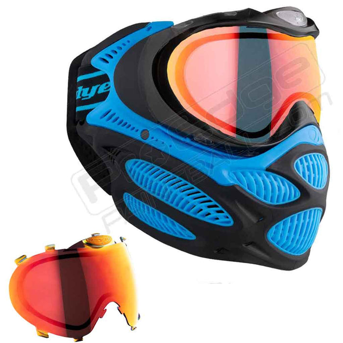 Dye i3 Pro Paintball Mask - Glacier Blue - Choose Lens Color