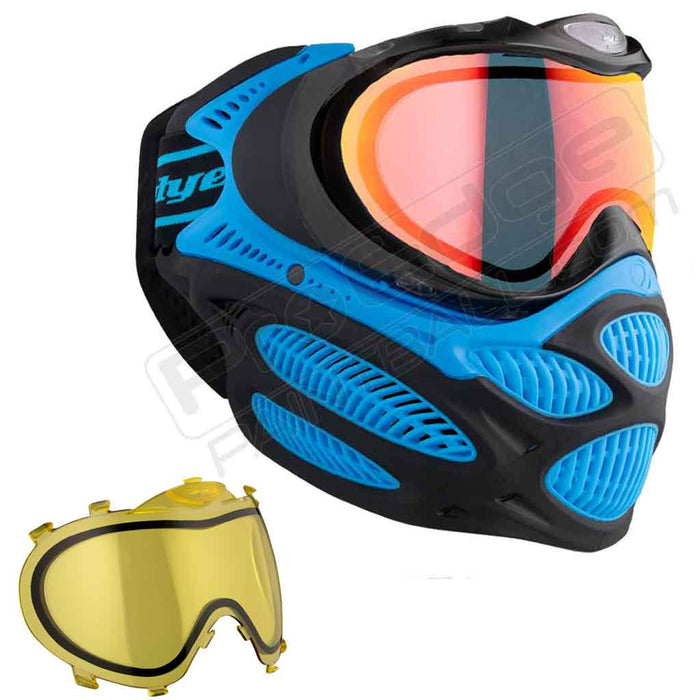 Dye i3 Pro Paintball Mask - Glacier Blue - Choose Lens Color