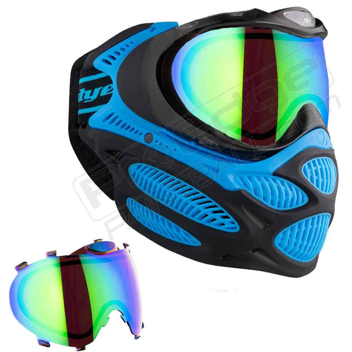 Dye i3 Pro Paintball Mask - Glacier Blue - Choose Lens Color