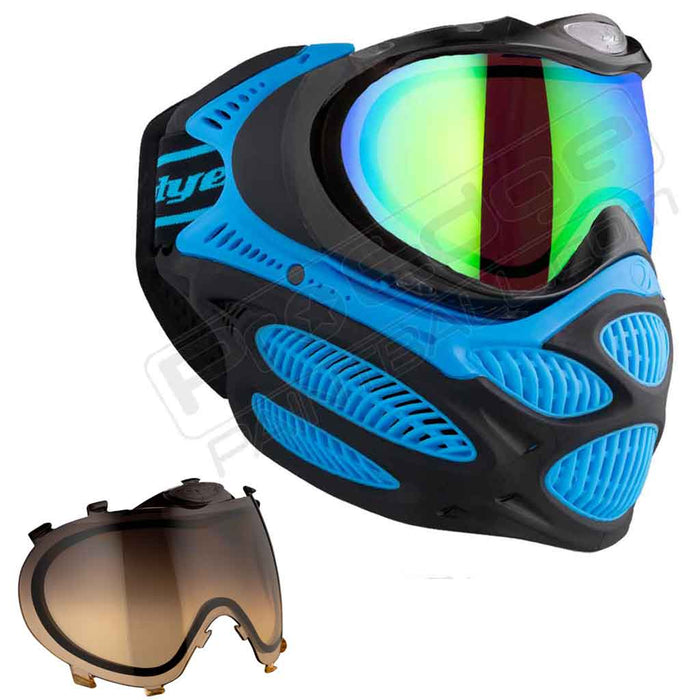 Dye i3 Pro Paintball Mask - Glacier Blue - Choose Lens Color
