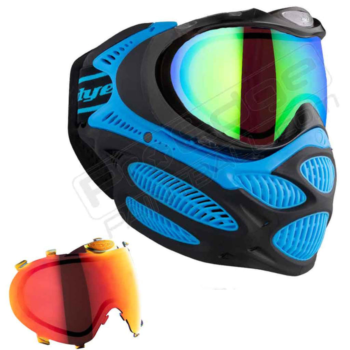 Dye i3 Pro Paintball Mask - Glacier Blue - Choose Lens Color