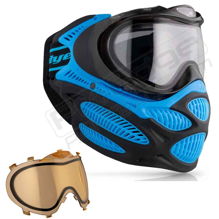 Dye i3 Pro Paintball Mask - Glacier Blue - Choose Lens Color