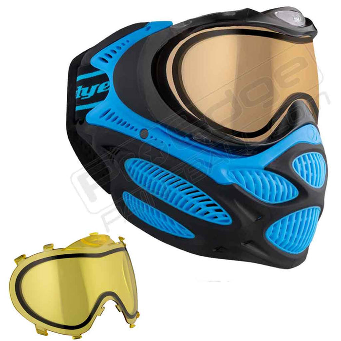 Dye i3 Pro Paintball Mask - Glacier Blue - Choose Lens Color