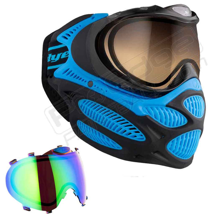 Dye i3 Pro Paintball Mask - Glacier Blue - Choose Lens Color