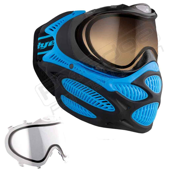 Dye i3 Pro Paintball Mask - Glacier Blue - Choose Lens Color