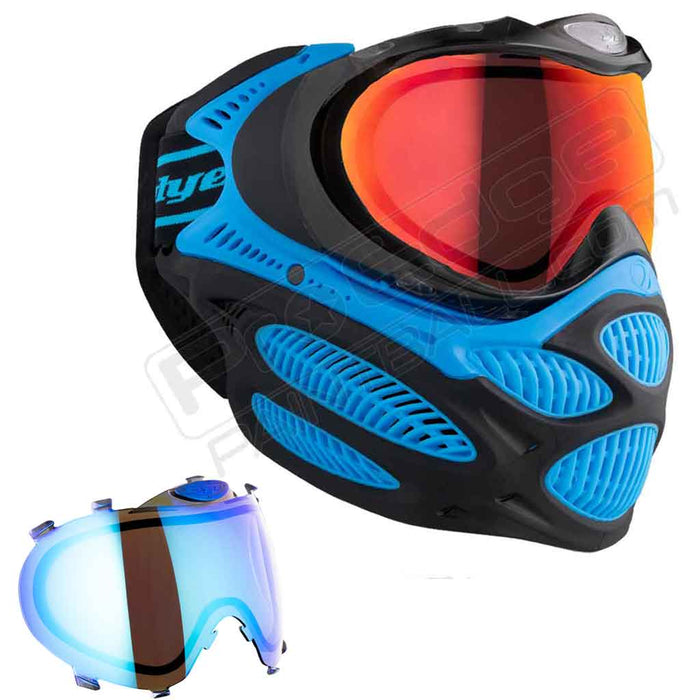 Dye i3 Pro Paintball Mask - Glacier Blue - Choose Lens Color