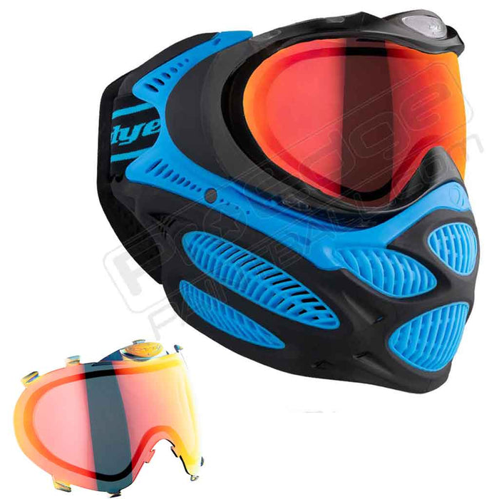 Dye i3 Pro Paintball Mask - Glacier Blue - Choose Lens Color