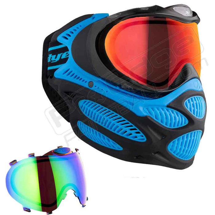 Dye i3 Pro Paintball Mask - Glacier Blue - Choose Lens Color