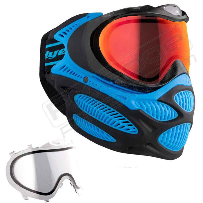 Dye i3 Pro Paintball Mask - Glacier Blue - Choose Lens Color