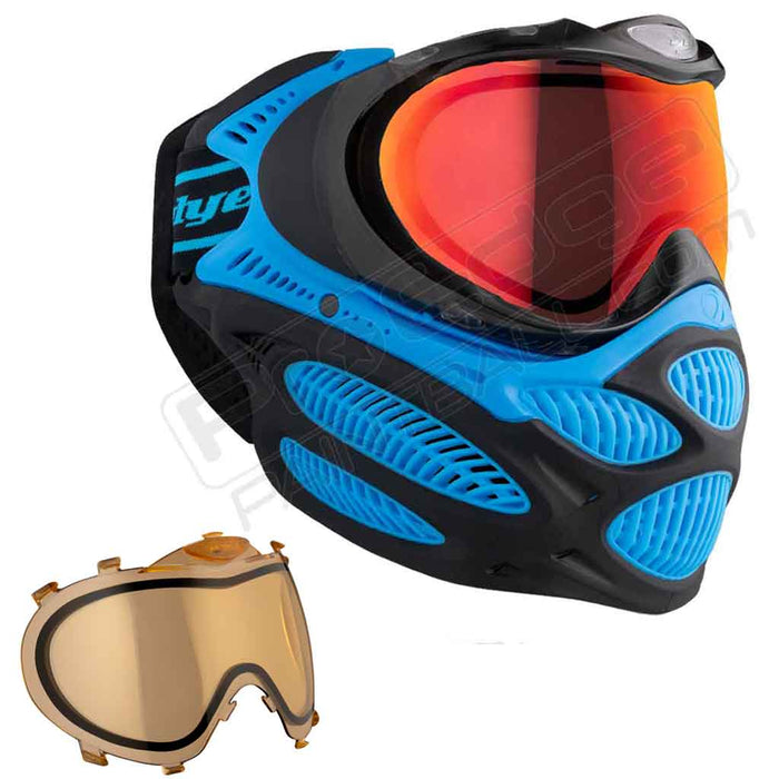 Dye i3 Pro Paintball Mask - Glacier Blue - Choose Lens Color