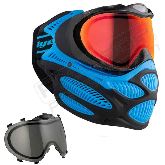 Dye i3 Pro Paintball Mask - Glacier Blue - Choose Lens Color