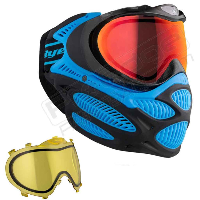 Dye i3 Pro Paintball Mask - Glacier Blue - Choose Lens Color
