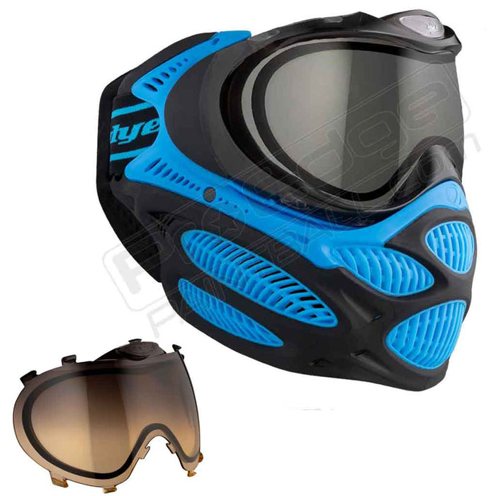 Dye i3 Pro Paintball Mask - Glacier Blue - Choose Lens Color