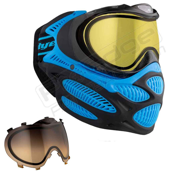 Dye i3 Pro Paintball Mask - Glacier Blue - Choose Lens Color