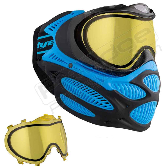 Dye i3 Pro Paintball Mask - Glacier Blue - Choose Lens Color