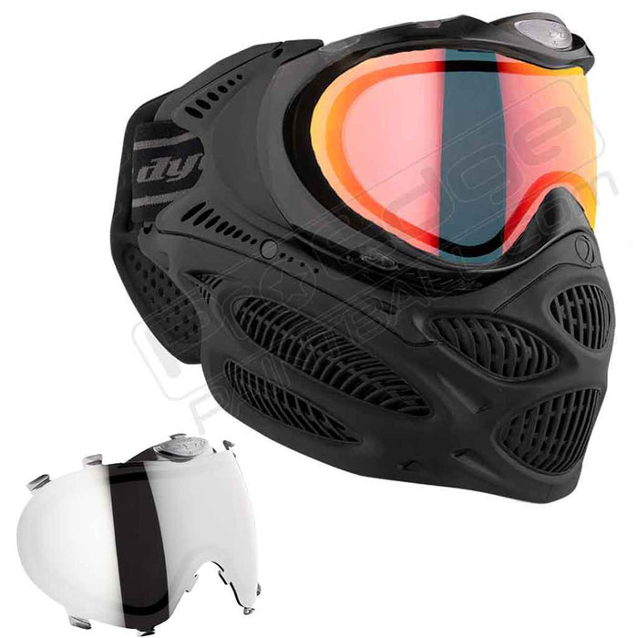 Dye i3 Pro Paintball Mask - Onyx Black - Choose Lens Color