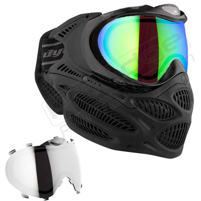 Dye i3 Pro Paintball Mask - Onyx Black - Choose Lens Color