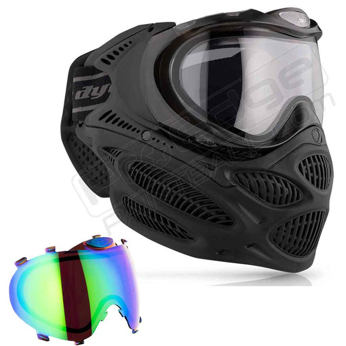 Dye i3 Pro Paintball Mask - Onyx Black - Choose Lens Color