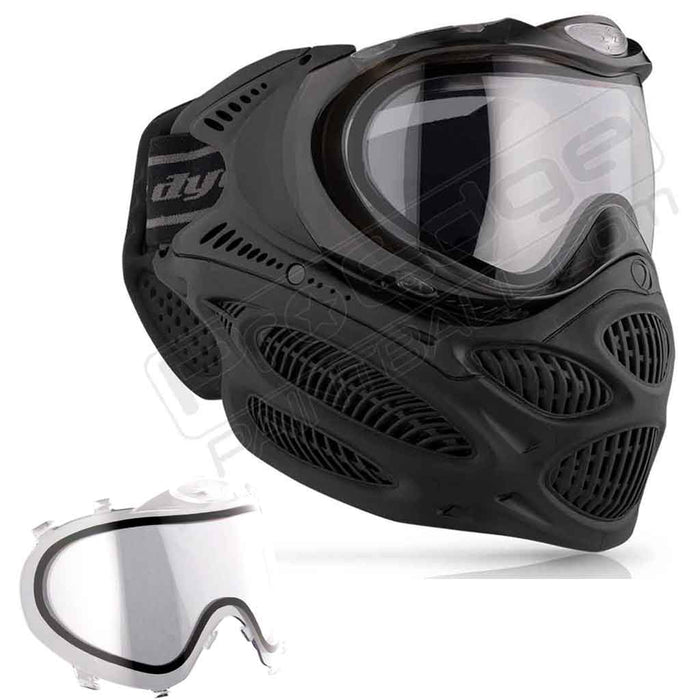 Dye i3 Pro Paintball Mask - Onyx Black - Choose Lens Color