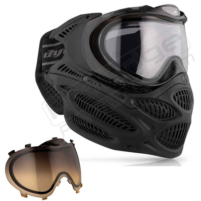 Dye i3 Pro Paintball Mask - Onyx Black - Choose Lens Color