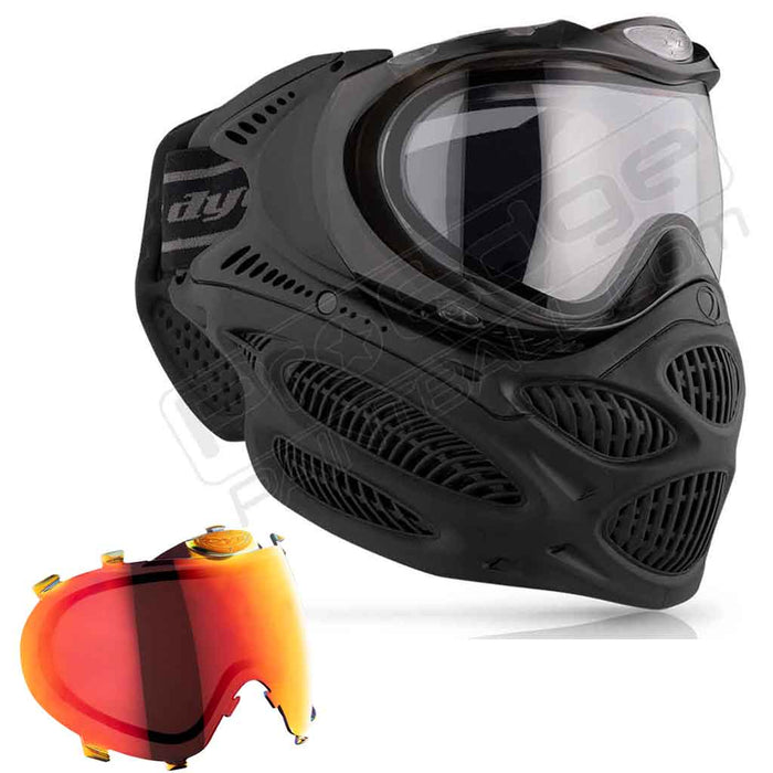 Dye i3 Pro Paintball Mask - Onyx Black - Choose Lens Color