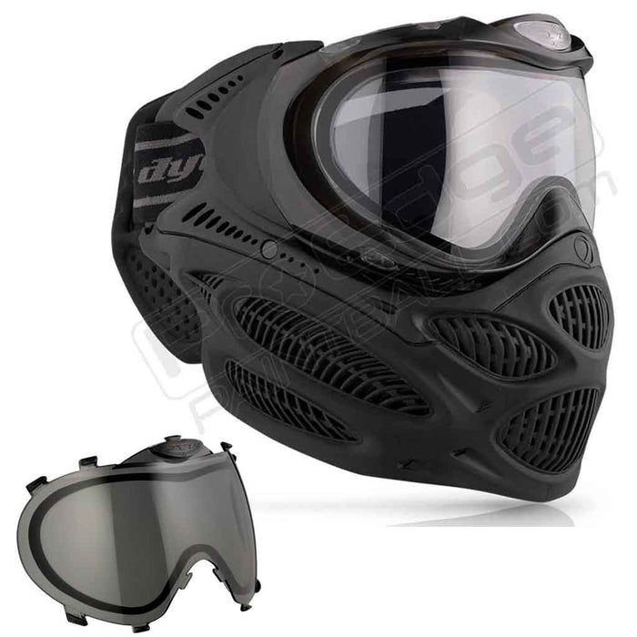 Dye i3 Pro Paintball Mask - Onyx Black - Choose Lens Color