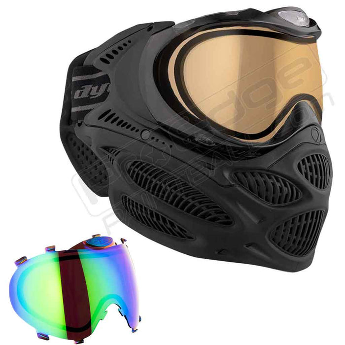 Dye i3 Pro Paintball Mask - Onyx Black - Choose Lens Color
