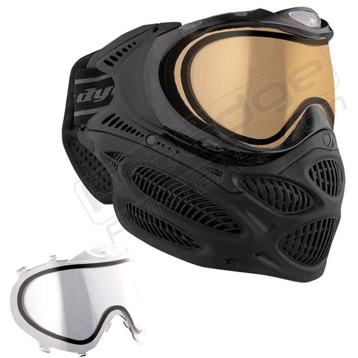 Dye i3 Pro Paintball Mask - Onyx Black - Choose Lens Color