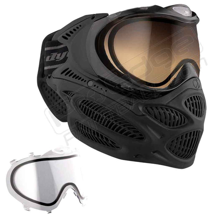Dye i3 Pro Paintball Mask - Onyx Black - Choose Lens Color