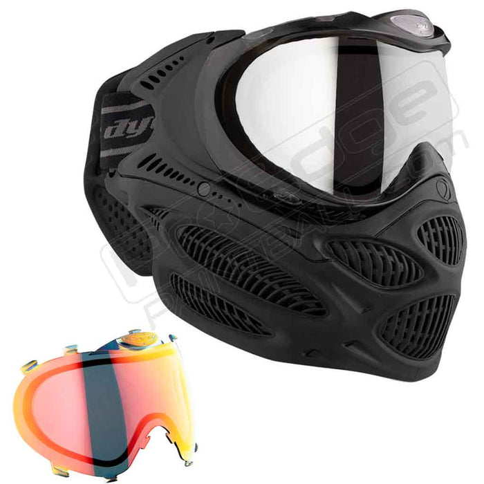 Dye i3 Pro Paintball Mask - Onyx Black - Choose Lens Color