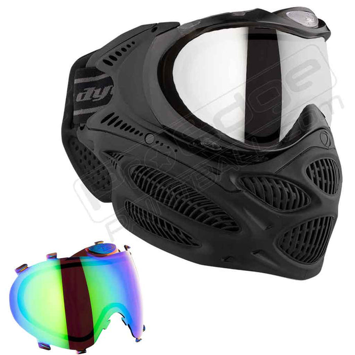 Dye i3 Pro Paintball Mask - Onyx Black - Choose Lens Color