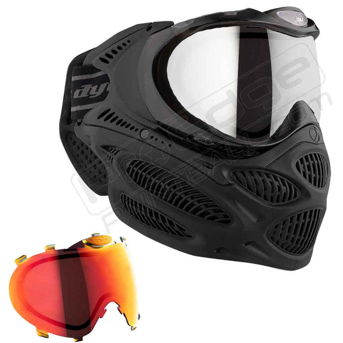 Dye i3 Pro Paintball Mask - Onyx Black - Choose Lens Color