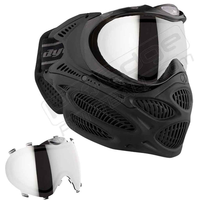 Dye i3 Pro Paintball Mask - Onyx Black - Choose Lens Color