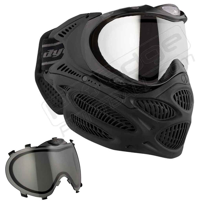 Dye i3 Pro Paintball Mask - Onyx Black - Choose Lens Color