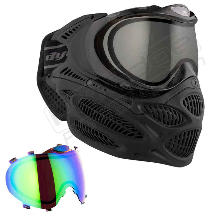 Dye i3 Pro Paintball Mask - Onyx Black - Choose Lens Color