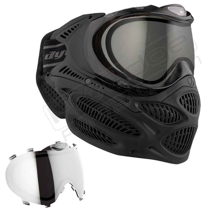 Dye i3 Pro Paintball Mask - Onyx Black - Choose Lens Color