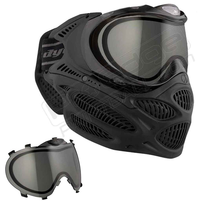 Dye i3 Pro Paintball Mask - Onyx Black - Choose Lens Color