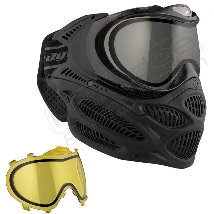 Dye i3 Pro Paintball Mask - Onyx Black - Choose Lens Color